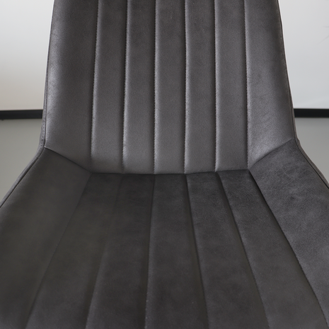 Lizzely Garden & Living Chaise de salle à manger Chesro industrielle noir