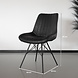 Lizzely Garden & Living Chaise de salle à manger Chesro industrielle noir Lizzely Garden & Living Chaise de salle à manger Chesro industrielle noir