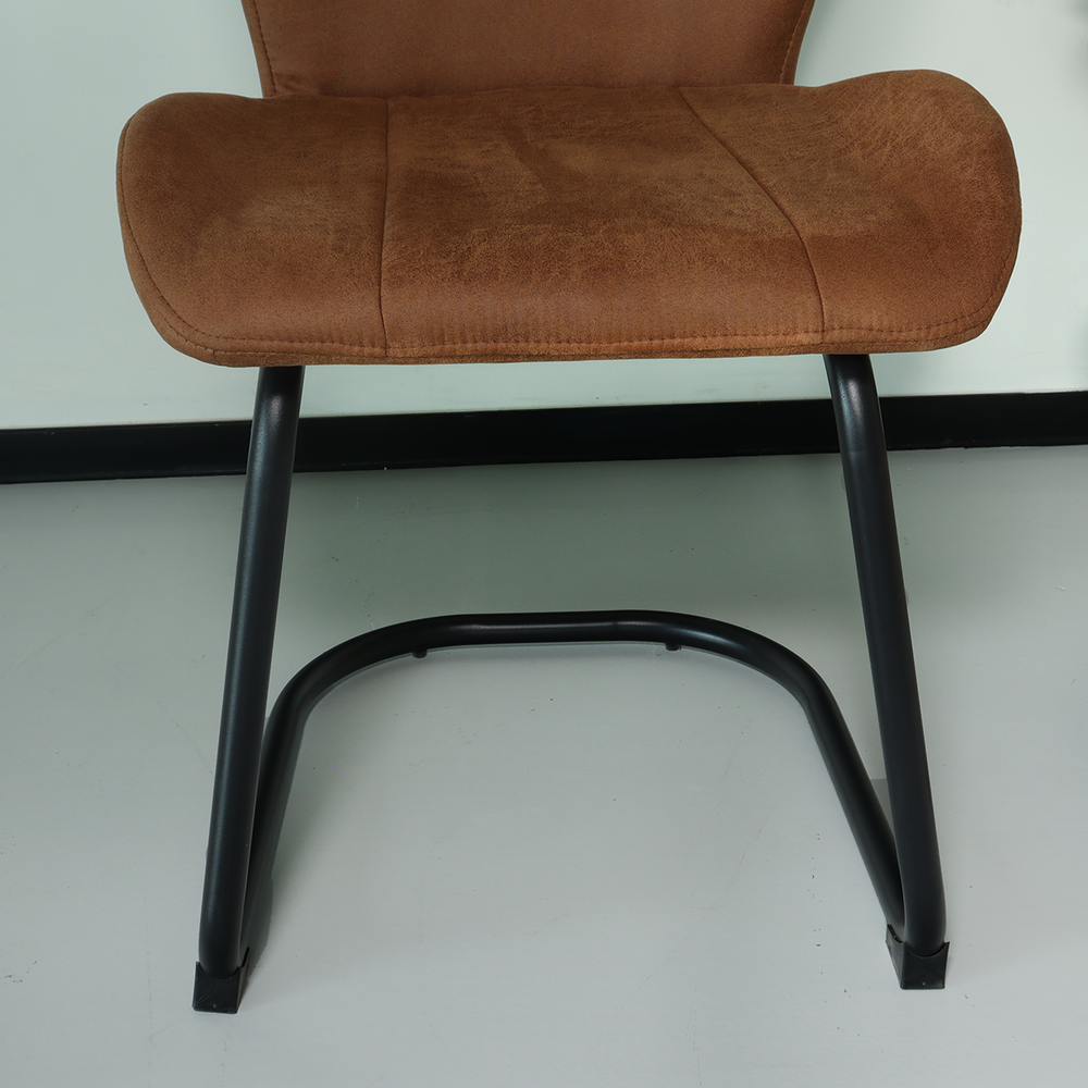 Chaise de salle à manger Yara avec poignée cognac industriel Chaise de salle à manger Yara avec poignée cognac industriel