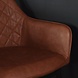 Lizzely Garden & Living Chaise de salle à manger avec accoudoirs Yurgan cognac Lizzely Garden & Living Chaise de salle à manger avec accoudoirs Yurgan cognac