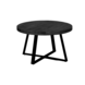 Lizzely Garden & Living Table basse ronde en bois de manguier Teun noir table d'appoint industrielle Lizzely Garden & Living Table basse ronde en bois de manguier Teun noir table d'appoint industrielle