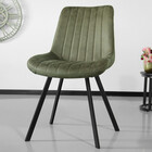 Chaise de salle à manger Susta vert foncé