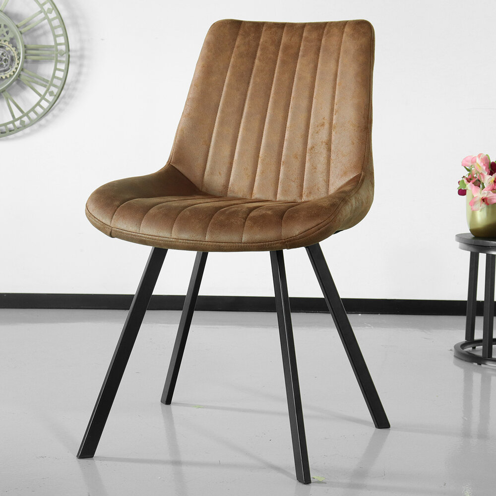 Chaise de salle à manger Susta cognac