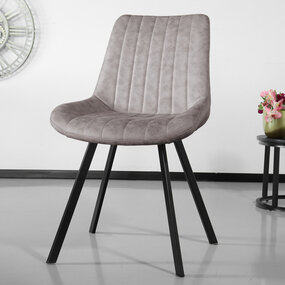 Lizzely Garden & Living Chaise de salle à manger Susta gris clair