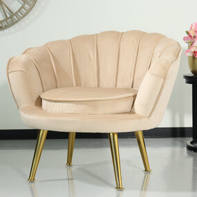 Lizzely Garden & Living Fauteuil enfant Belle sable canapé 1 place