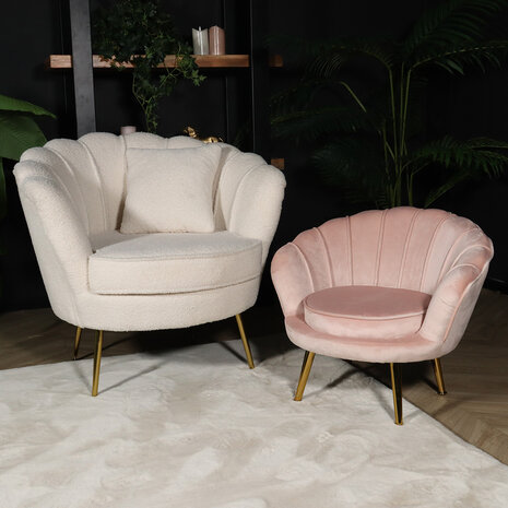 Lizzely Garden & Living Fauteuil enfant Belle rose canapé 1 place