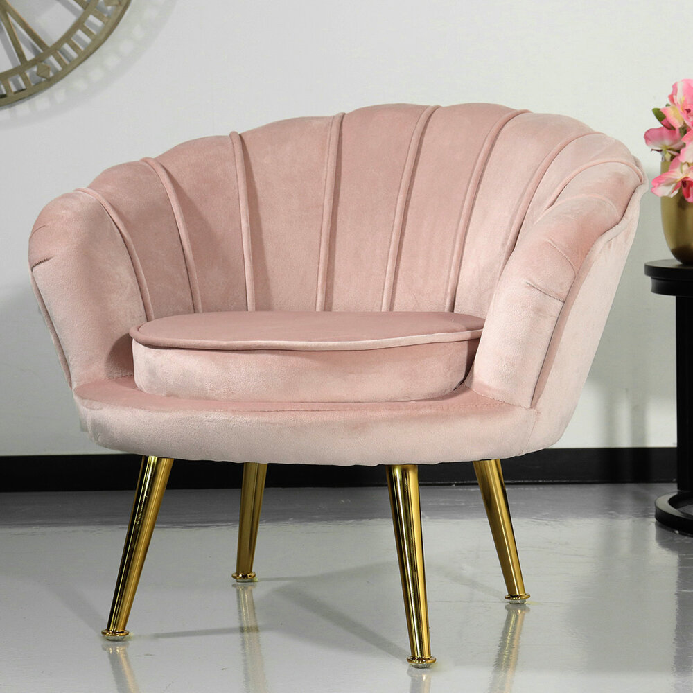 Fauteuil enfant Belle rose canapé 1 place