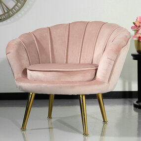 Lizzely Garden & Living Fauteuil enfant Belle rose canapé 1 place