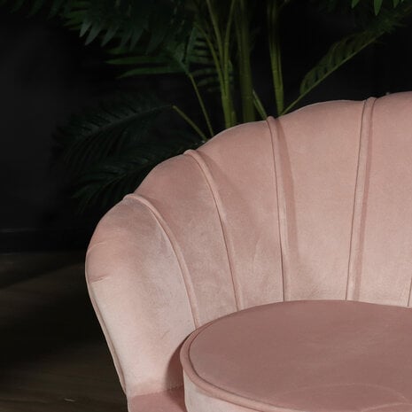 Lizzely Garden & Living Fauteuil enfant Belle rose canapé 1 place