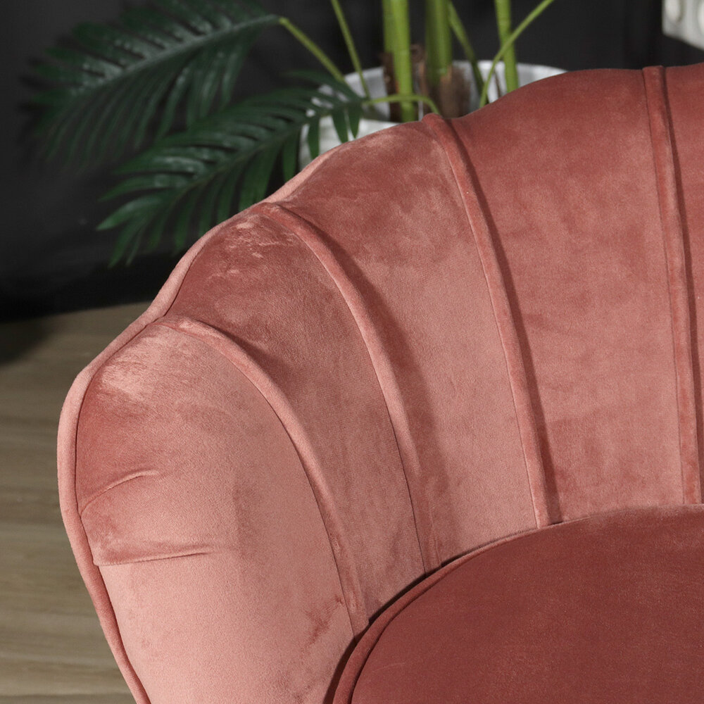 Fauteuil enfant Belle vieux rose canapé 1 place