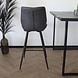 Lizzely Garden & Living Tabouret de bar Corinne style industriel anthracite