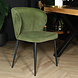 Lizzely Garden & Living Chaise de salle à manger Coco en velours côtelé vert foncé Lizzely Garden & Living Chaise de salle à manger Coco en velours côtelé vert foncé