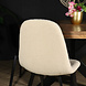 Lizzely Garden & Living Chaise de salle à manger Simpy teddy bouclé sable