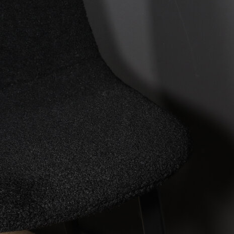 Lizzely Garden & Living Chaise de salle à manger Simpy teddy bouclé noir Lizzely Garden & Living Chaise de salle à manger Simpy teddy bouclé noir