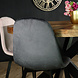 Lizzely Garden & Living Chaise de salle à manger Simpy velours gris