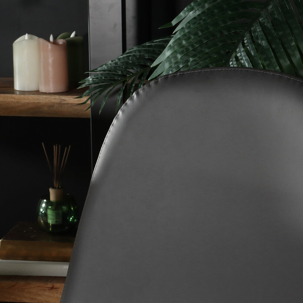 Chaise de salle à manger Simpy anthracite