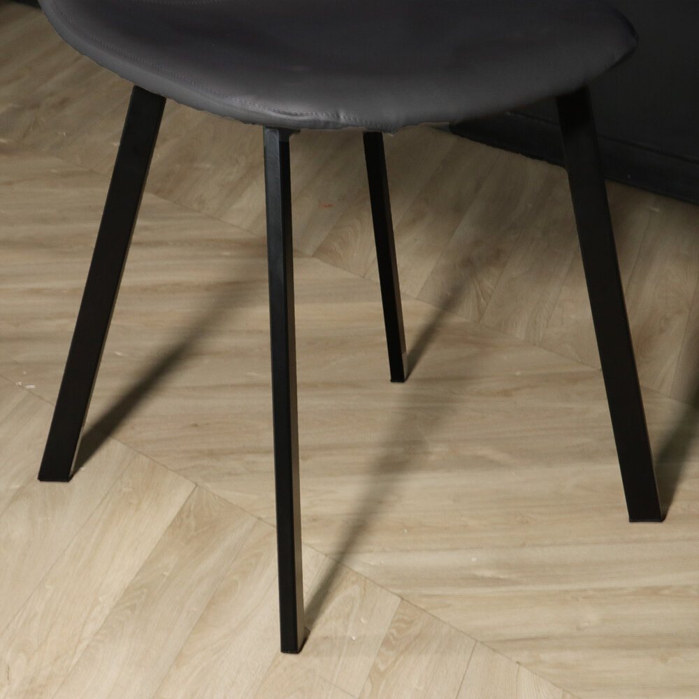 Chaise de salle à manger Simpy anthracite