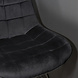 Lizzely Garden & Living Chaise de salle à manger industrielle en velours noir Lux Lizzely Garden & Living Chaise de salle à manger industrielle en velours noir Lux