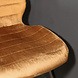 Lizzely Garden & Living Chaise de salle à manger Vinnies velours marron/moutarde Lizzely Garden & Living Chaise de salle à manger Vinnies velours marron/moutarde