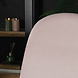 Lizzely Garden & Living Chaise de salle à manger industrielle en velours rose Finn Lizzely Garden & Living Chaise de salle à manger industrielle en velours rose Finn