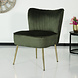 Lizzely Garden & Living Canapé-fauteuil 1 place Rilaan en velours vert foncé Lizzely Garden & Living Canapé-fauteuil 1 place Rilaan en velours vert foncé