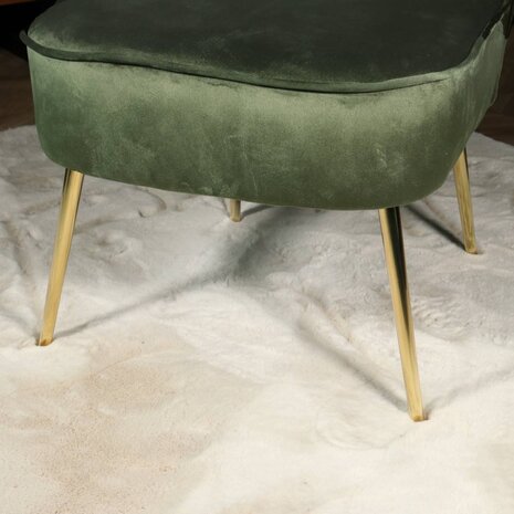 Lizzely Garden & Living Canapé-fauteuil 1 place Rilaan en velours vert foncé Lizzely Garden & Living Canapé-fauteuil 1 place Rilaan en velours vert foncé