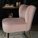 Lizzely Garden & Living Canapé-fauteuil 1 place Rilaan en velours rose Lizzely Garden & Living Canapé-fauteuil 1 place Rilaan en velours rose