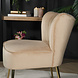 Lizzely Garden & Living Canapé-fauteuil 1 place Rilaan en velours sable Lizzely Garden & Living Canapé-fauteuil 1 place Rilaan en velours sable