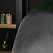 Lizzely Garden & Living Chaise de salle à manger industrielle en velours gris Finn