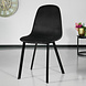 Lizzely Garden & Living Chaise de salle à manger Simpy velours noir