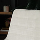Lizzely Garden & Living Chaise de salle à manger Lynn en tissu blanc Lizzely Garden & Living Chaise de salle à manger Lynn en tissu blanc