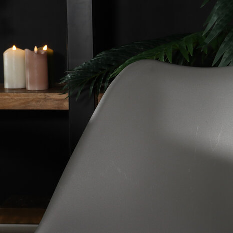 Lizzely Garden & Living Chaise de salle à manger avec rembourrage à l’assise gris