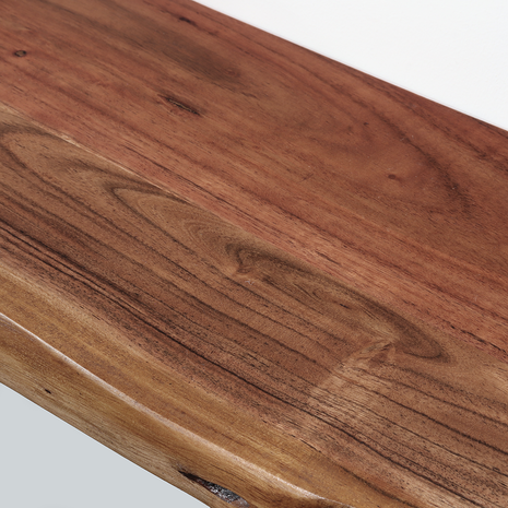 Lizzely Garden & Living Etagère murale Inge industrial longueur 120cm décoration murale en bois d'acacia