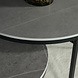 Lizzely Garden & Living Table basse ronde 2 pièces aspect marbre Bero table d'appoint gris table d'appoint en pierre fritée