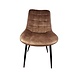 Lizzely Garden & Living Chaise de salle à manger De Vince en velours cognac Lizzely Garden & Living Chaise de salle à manger De Vince en velours cognac