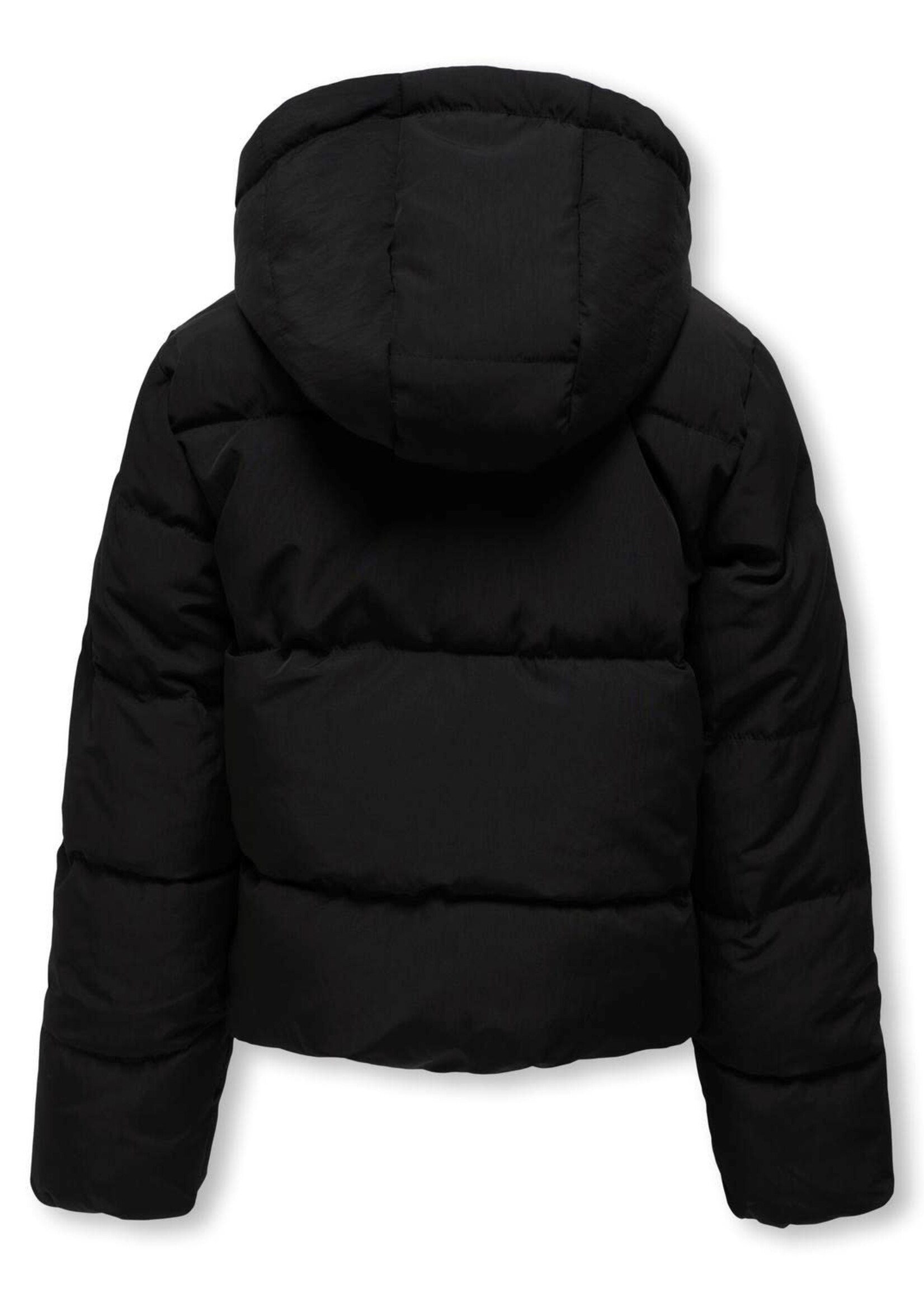 KIDS ONLY New Dolly Short Puffer Hood Black