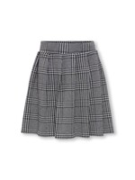 KIDS ONLY Allen Check Skirt Black/Medium Grey
