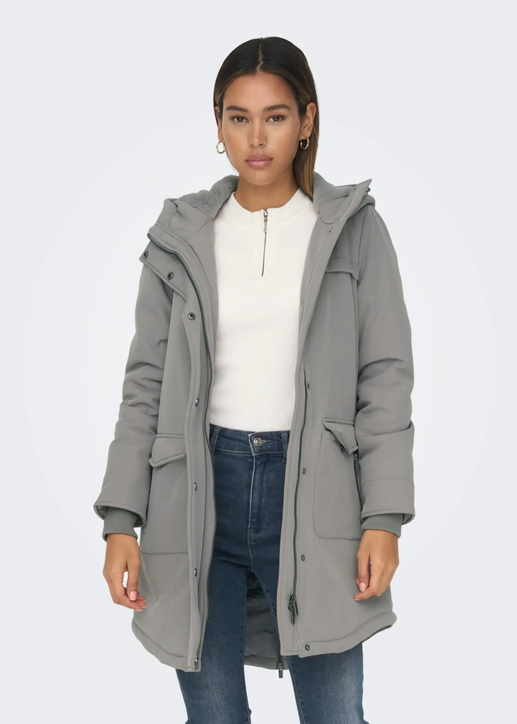 ONLY Maastricht Parka Steeple Gray
