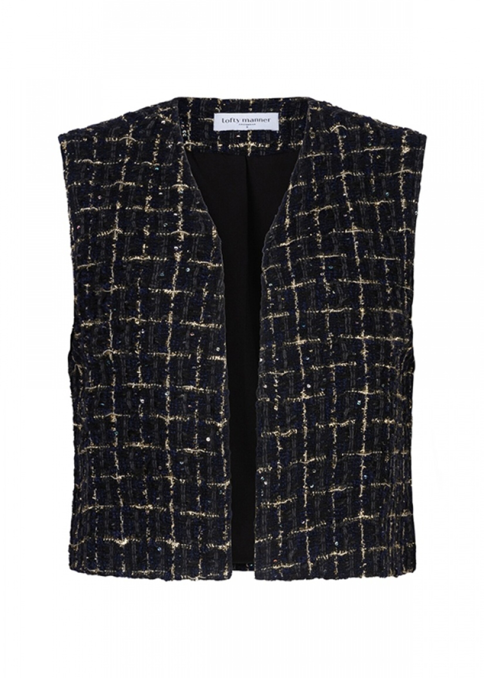 LOFTY MANNER Gilet Katherine Navy Blue