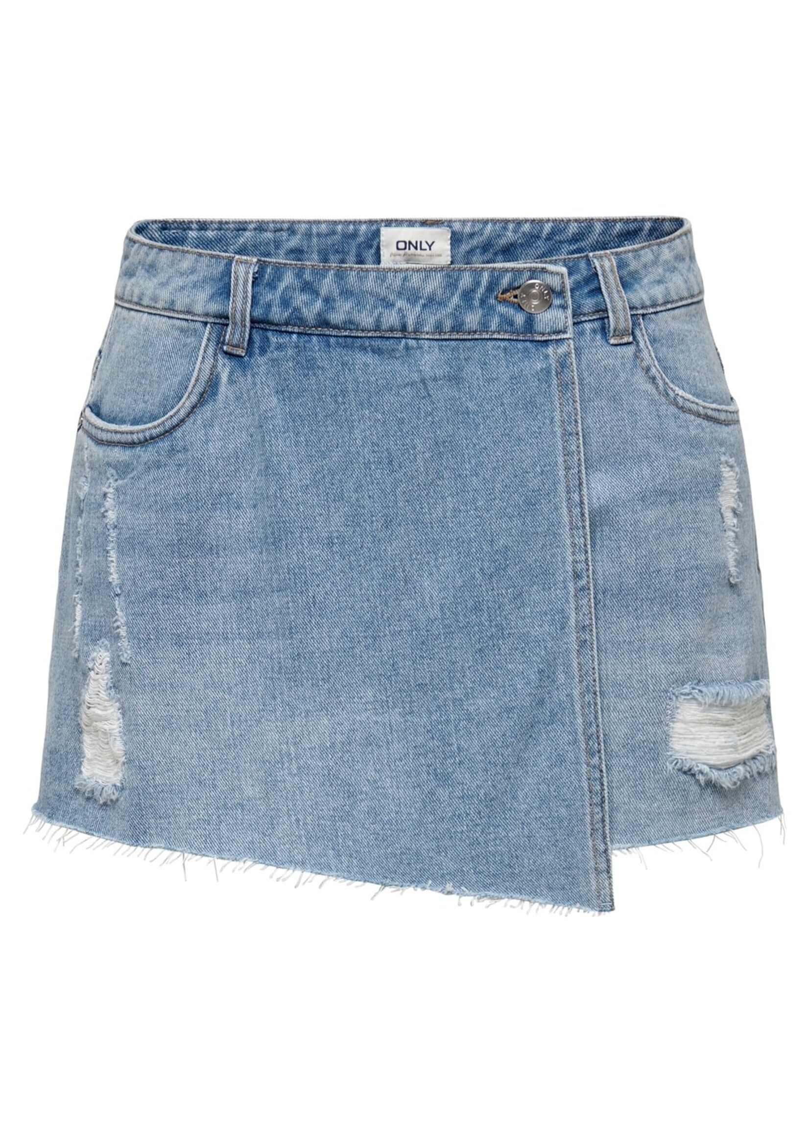 ONLY Texas Denim Skort Light Blue Denim 15227220