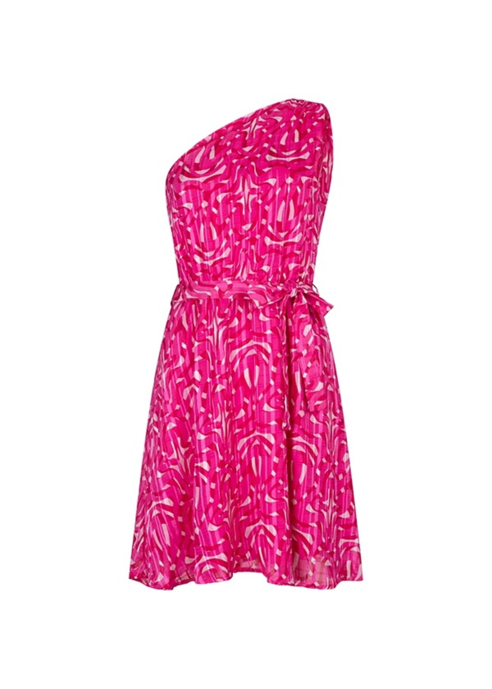 LOFTY MANNER Dress Anaya Pink Swirl Print