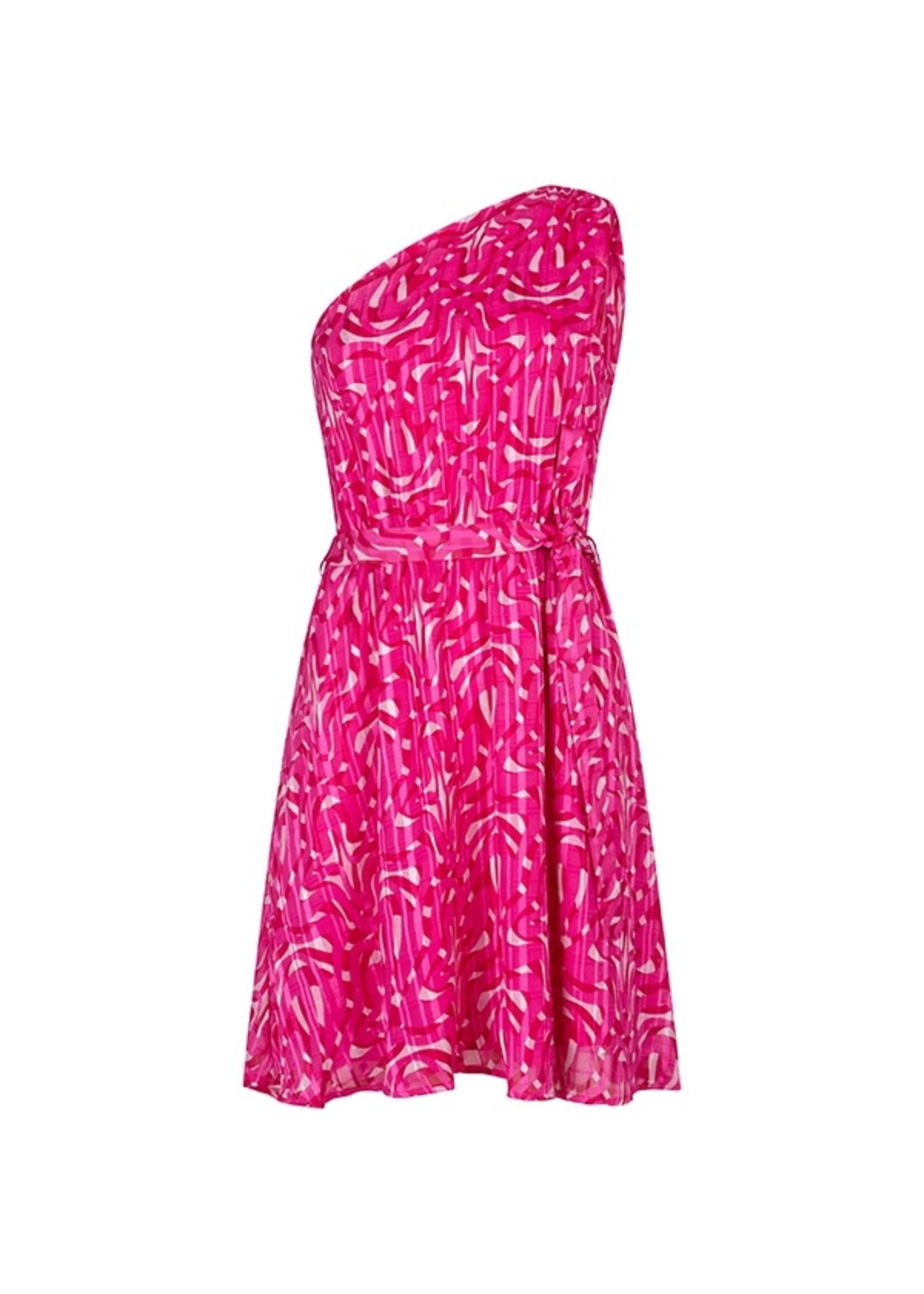 LOFTY MANNER Dress Anaya Pink Swirl Print