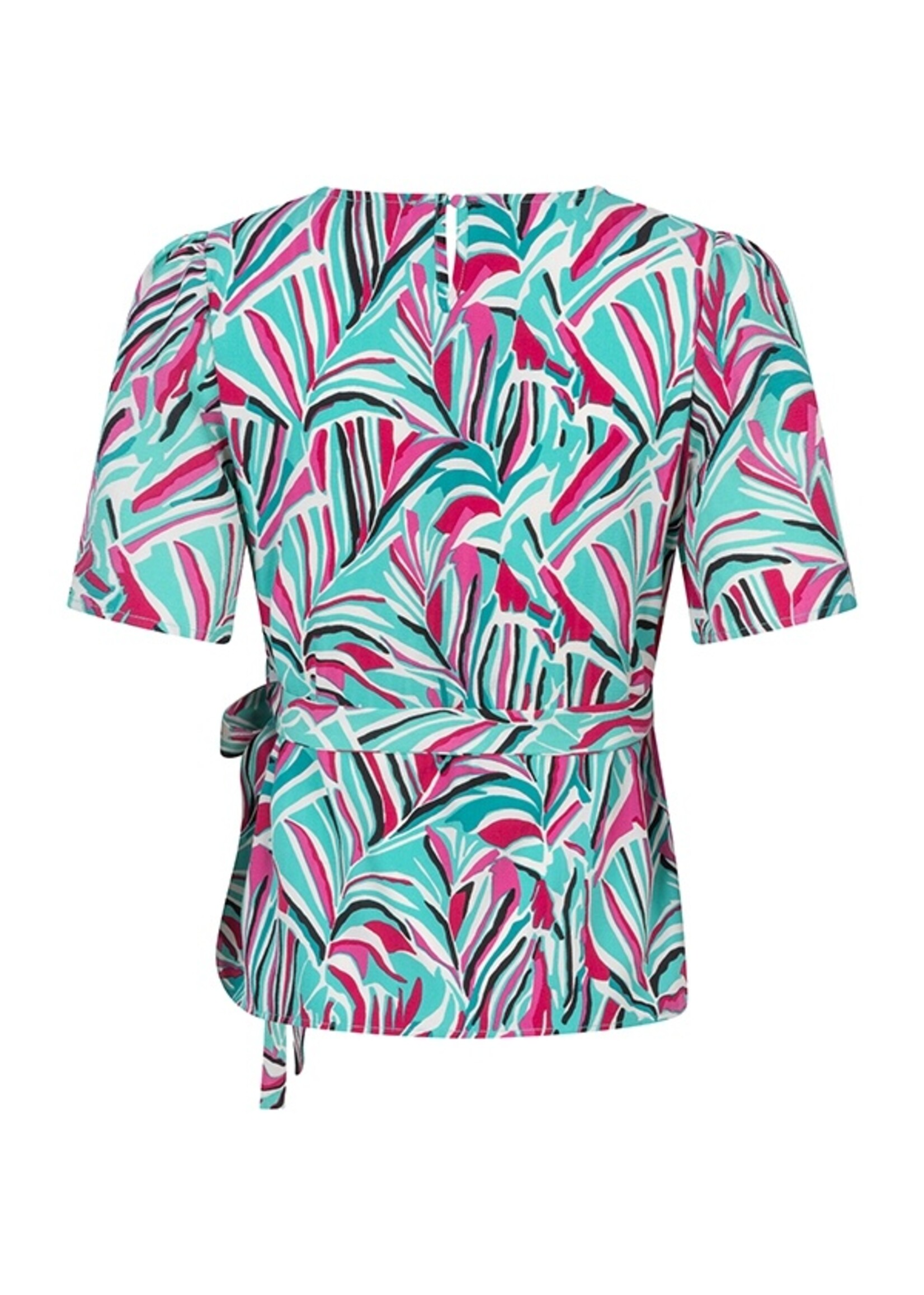 LOFTY MANNER Top Anoek Palm Leaves Print