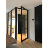 Binnendeur Nero Legno | Genova stomp gegrond zwart