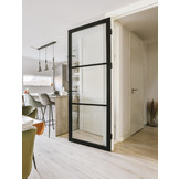 Binnendeur Nero Legno | Genova stomp gegrond zwart