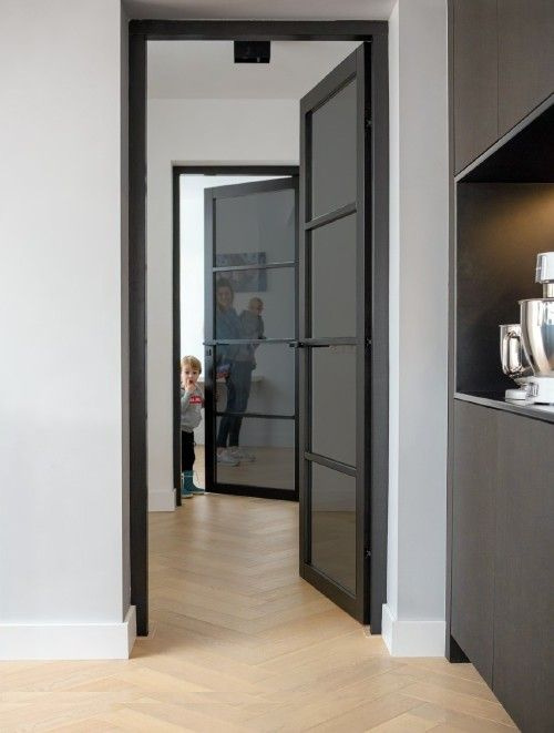 Binnendeur Nero Legno | Chiari Tinto stomp gegrond zwart