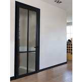 Binnendeur Nero Legno | Brescia stomp gegrond zwart