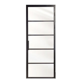 Binnendeur | Kozijn combinatie Nero Industriale | Piave zwart gepoedercoat aluminium