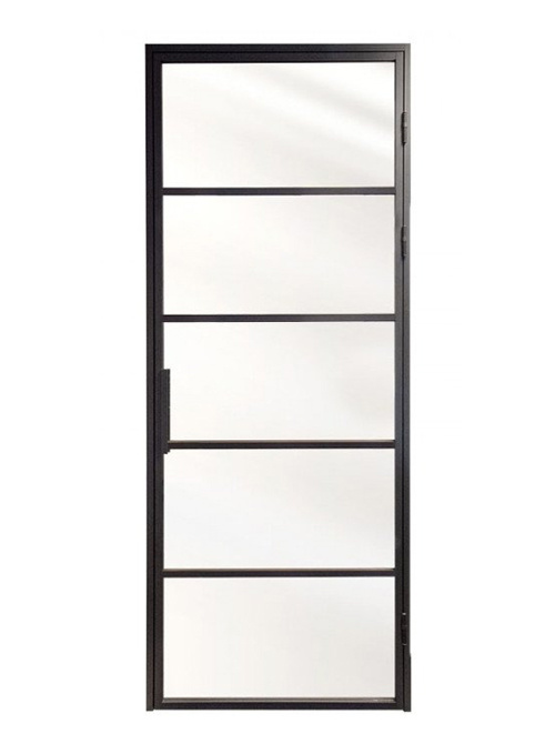 Binnendeur | Kozijn combinatie Nero Industriale | Piave zwart gepoedercoat aluminium