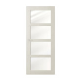 Binnendeur Sense | Bright H804 Opdek Helder Glas voorgelakt Wit